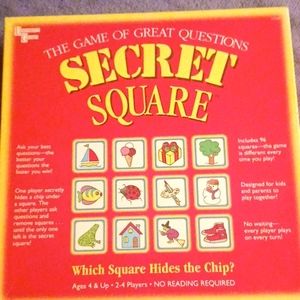 The game of great questions secret Square board game
